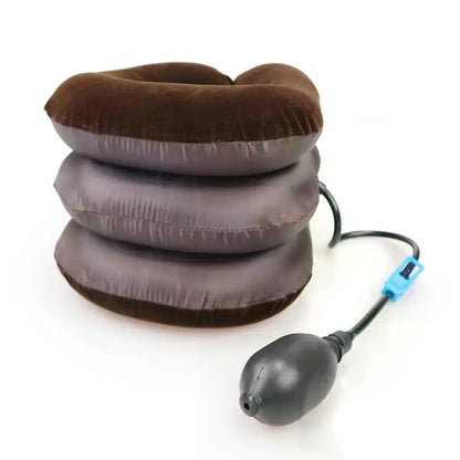 Neck Stretcher Inflatable Air Neck Traction Apparatus Device Soft Neck Cervical Collar Pillow